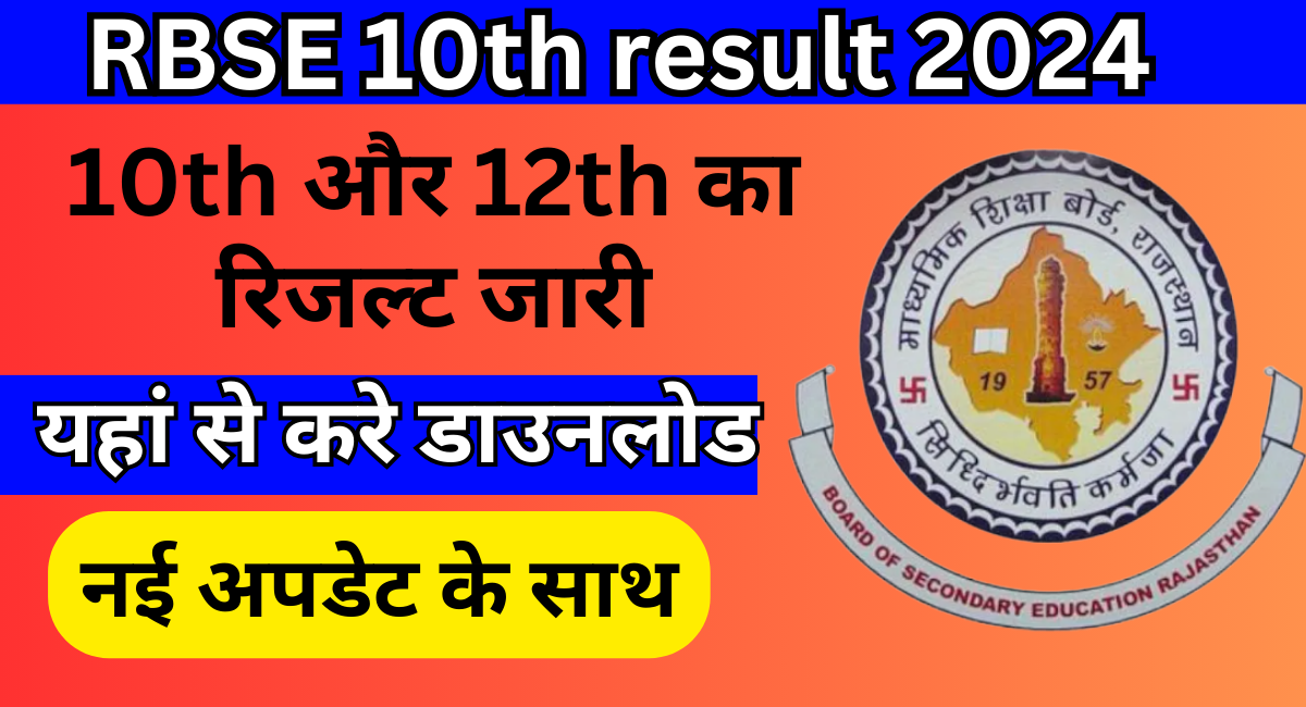 RBSE 10th Result 2024